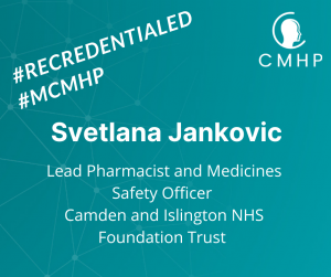 Text based graphic with Svetlana Jankovic's name, job title and employer